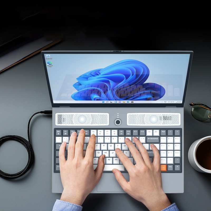 2023 Windows 10 Computer PC Laptops 15.6Inch Gaming Laptop SSD Intel Celeron N5105 Dual WiFi 2.4G 5G Office Notebook