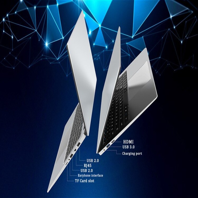 15.6 Inch 16GB DDR4 RAM Student Laptop Intel Quad Core 1TB/512G/256G ROM Cheap Business Netbook for Online Classroom Gaming