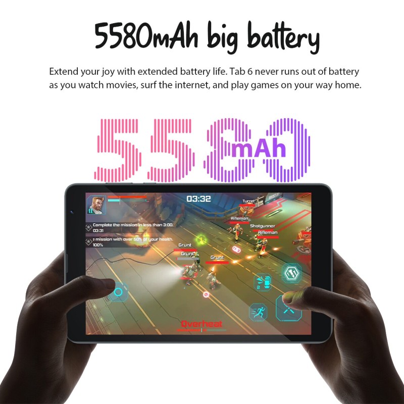 Blackview Tab 6 Tablet Android 11 8 inch Display 3GB 32GB 5580mAh 4G Tablet PC WIFI LTE Phone Call Tablets Global Version