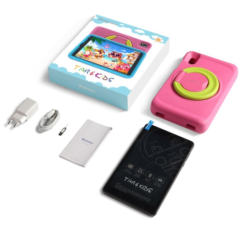 8 Inch Kids Tablet Blackview Tab 6 Kids 3GB 32GB Android 11 Qude Core Processor With Kids 5580mAh WIFI 4G Android Tablet PC