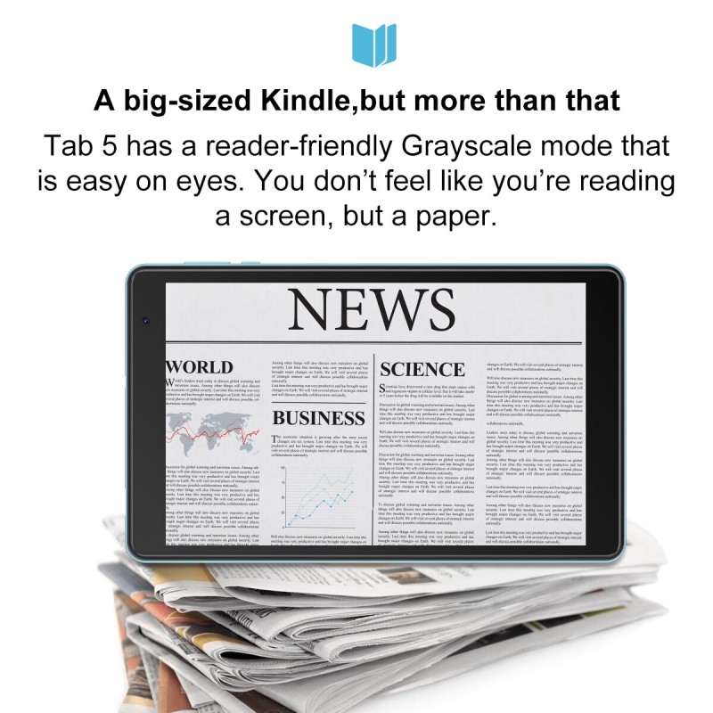 Blackview Tab 5 Tablet 3GB RAM 64GB ROM Android 12 Tablets 8 Inch IPS Display 5580mAh WIFI 1280*800 Kindle