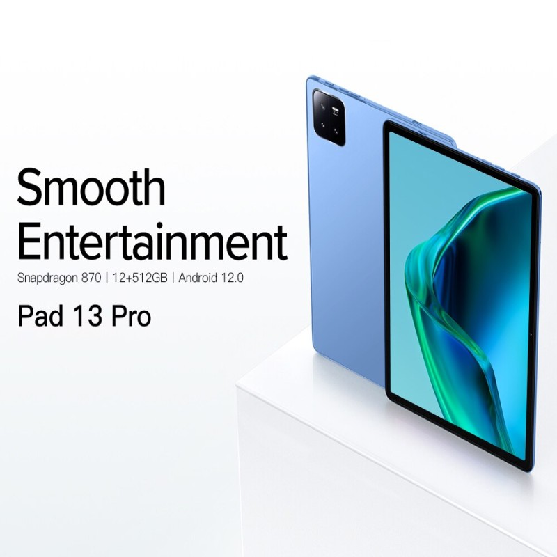 Global Version Android 12 Pad 13 Pro Tablet 12GB RAM 512GB ROM Snapdragon 870 10000mAh 10 Inch Tablet 5G WIFI 120Hz Tablet Pc
