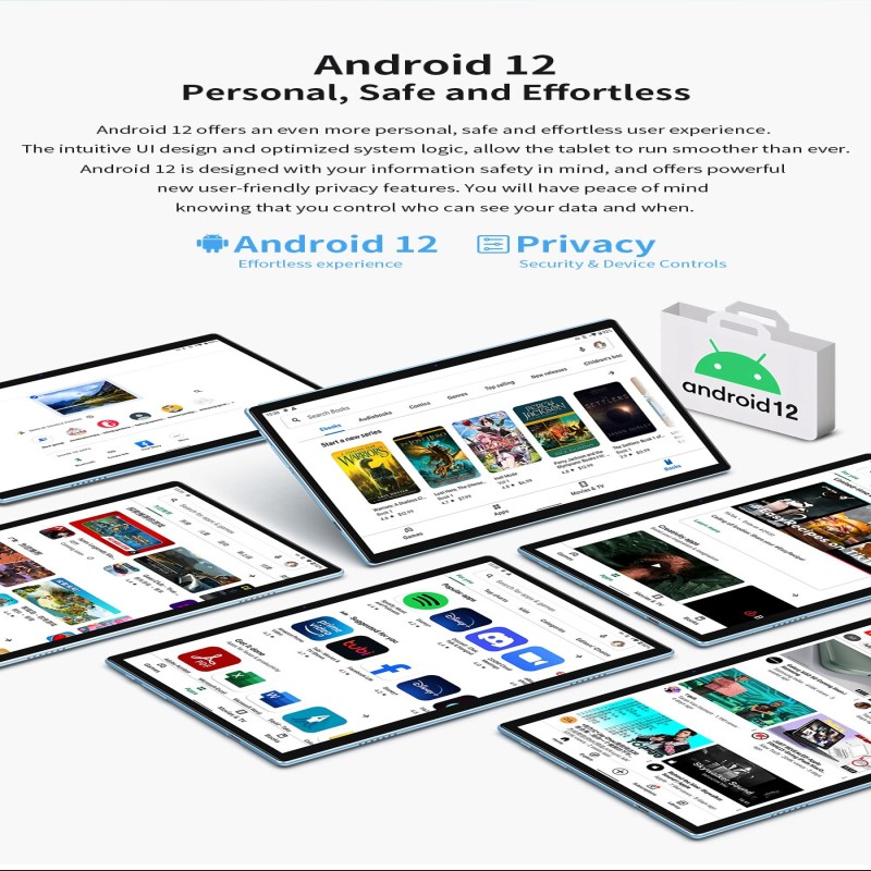 Global Version Android 12 Pad 13 Pro Tablet 12GB RAM 512GB ROM Snapdragon 870 10000mAh 10 Inch Tablet 5G WIFI 120Hz Tablet Pc