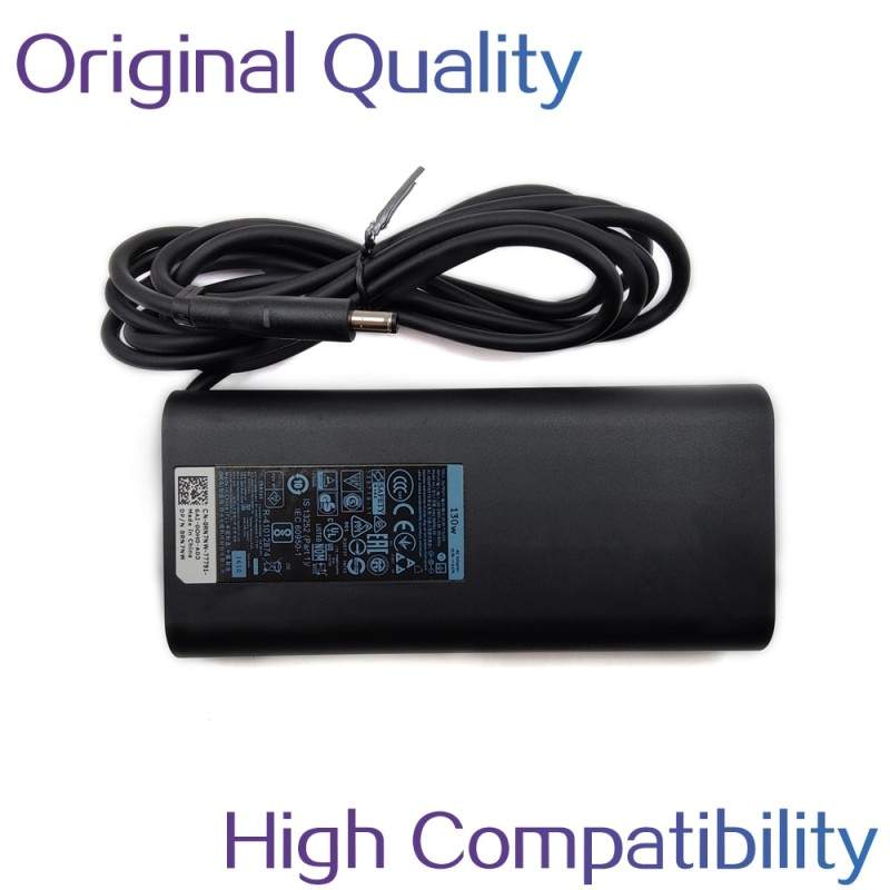 130W AC Adapter Laptop Charger for Dell XPS 15 7590 9530 9550 9560 9570 Inspiron 7347 7348 7459 Precision M3800 M2800 5510 5520
