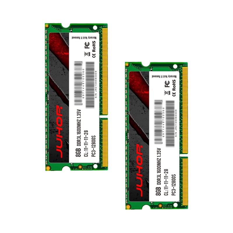 JUHOR Ram DDR3 8GB 1600MHz DDR4 8GB 16GB 2666MHz 3200MHz Sodimm Laptop Memoria Ram