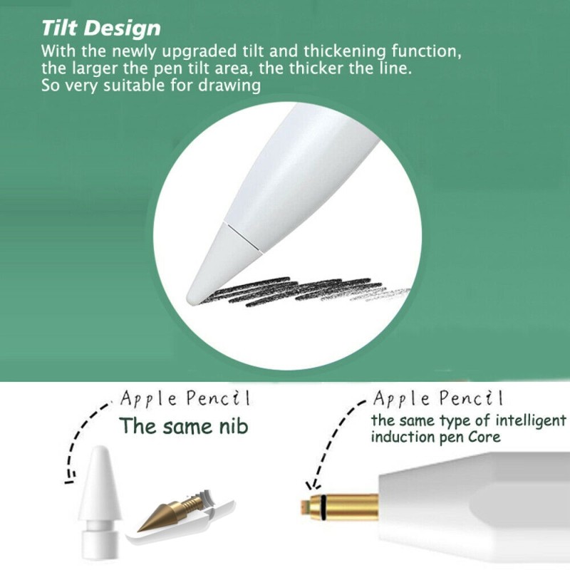 Stylus Pen for Apple iPad - iPad Pencil with Palm Rejection &amp; Tilt Sensitive iPad Stylus Pen Compatible with iPad Pro Mini Air