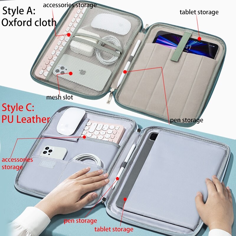 7.9-11 Inch Tablet Sleeve Bag For iPad Pro 11 M1 2021 Case For iPad Pro 12.9 10.5 10.2Ã‚Â 10.9Ã¢â‚¬Å“ 2022 iPad Air 5 Huawei Matepad 12.6