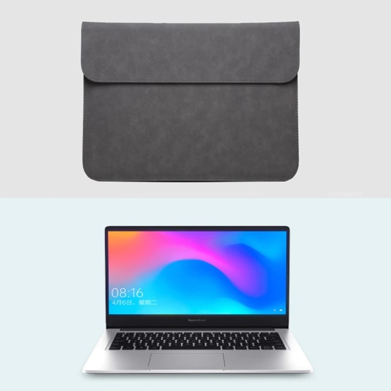 Laptop Sleeve PU Leather Material 15.6 Inches Laptop Case