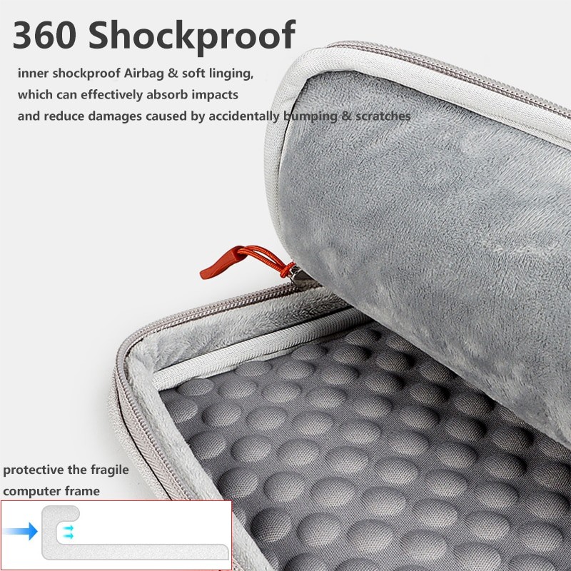 Shockproof Laptop Carring Case Bag 13.3 15.6 inch for MacBook Air 13 M2 Chip Apple Mac Book Pro 14 16 2023 Huawei Dell Acer Asus