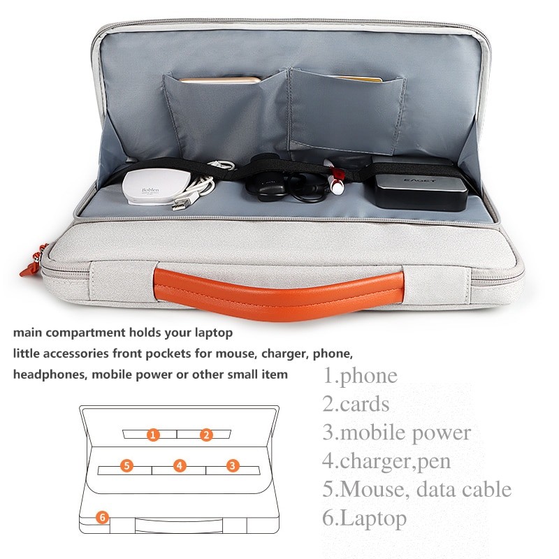 Shockproof Laptop Carring Case Bag 13.3 15.6 inch for MacBook Air 13 M2 Chip Apple Mac Book Pro 14 16 2023 Huawei Dell Acer Asus