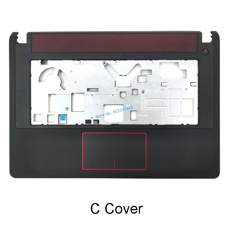New Laptop LCD Cover Palmrest without Touchpad / Bottom Base Upper Case For Dell Inspiron 14 7447  C D Shell