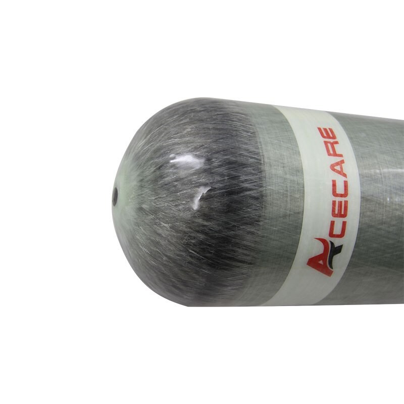 Acecare 9L CE 300bar  4500Psi Carbon Fiber Gas Cylinder For Diving and Fire Safety Compressed Air Cylinder