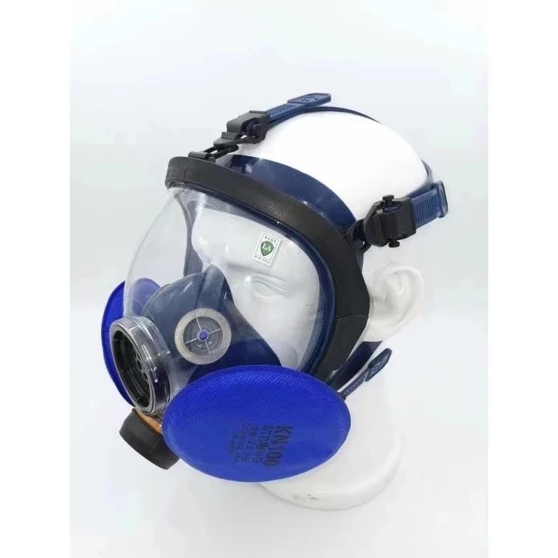 Chemical Mask Full Face Gas Mask Dustproof Respirator Rubber Industrial Pesticide Painting Spraying Mask for Laboratory Welding