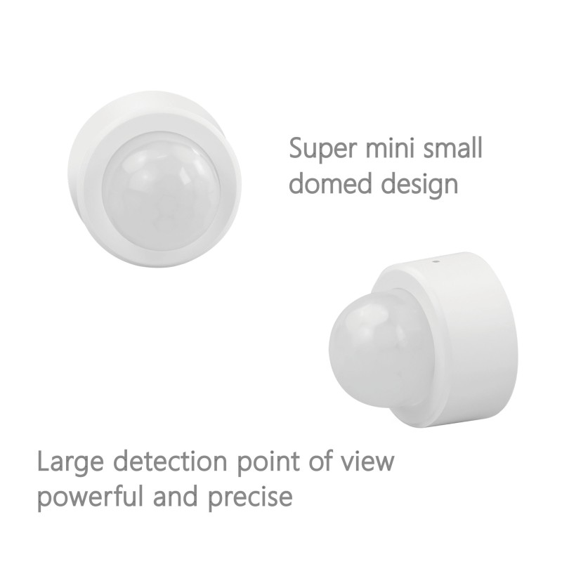 Tuya Zigbee 3.0 Mini Smart PIR Motion Detector Human Body Infrared Sensor Anti-theft Tuya App Remote Control Smart Life