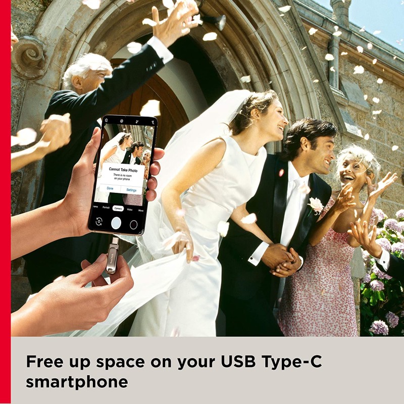 SanDisk Flash Drive Ultra Dual Drive Luxe USB Type-C SDDDC4 USB3.1 Pendrive 1TB 512G 256G 128G 64G Metal OTG Phone Flash Disk