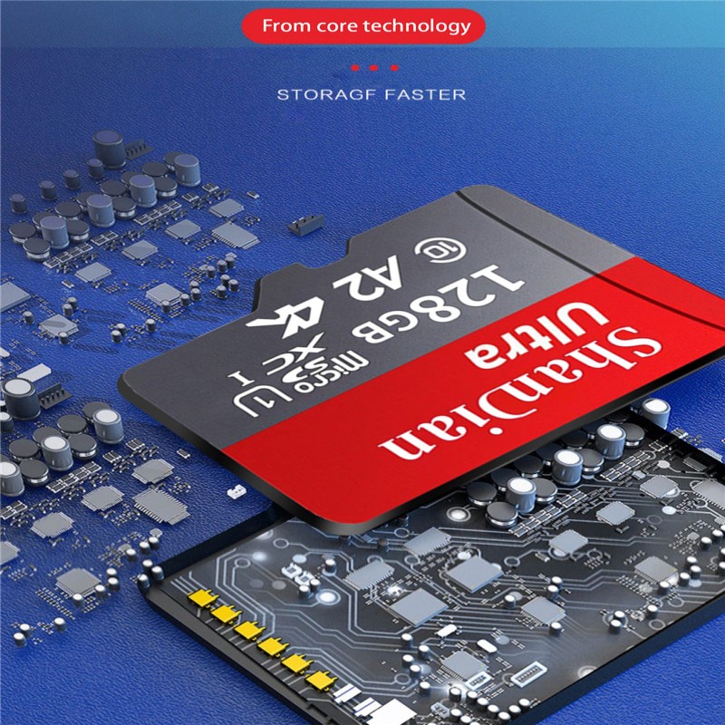 Original High Speed Mini SDCard 128GB 256GB 512GB 1TB Memory Card Class10 High Speed TF Card For Phone/tablet  1TB TF Flash Card