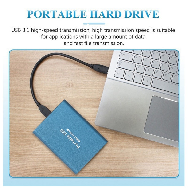 Portable SSD Hard Drive 4TB 2TB 500GB 6TB 8TB SSD Solid State Drives 2.5 Inch Hard Disk Electronics for PC Laptops Mobile Phones