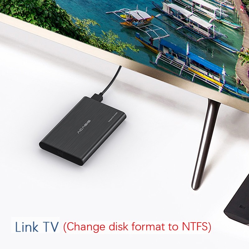 ACASIS ''2TB 1TB 500GB Super External Hard Drive Disk USB3.0 HDD Storage For PC, Mac,Tablet, Xbox, PS4 ,PS5 ,TV box4 Color HD