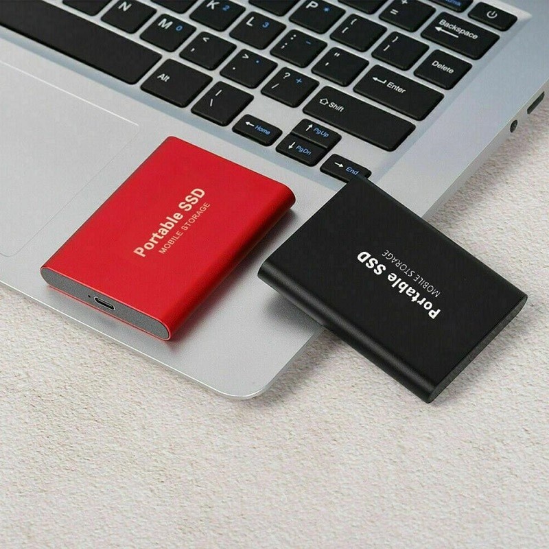 Original Portable SSD 2TB 1TB 4TB Mobile External Solid State Hard Drive USB 3.1 Typc-C Hard Disk Drives for PC Laptops Desktop