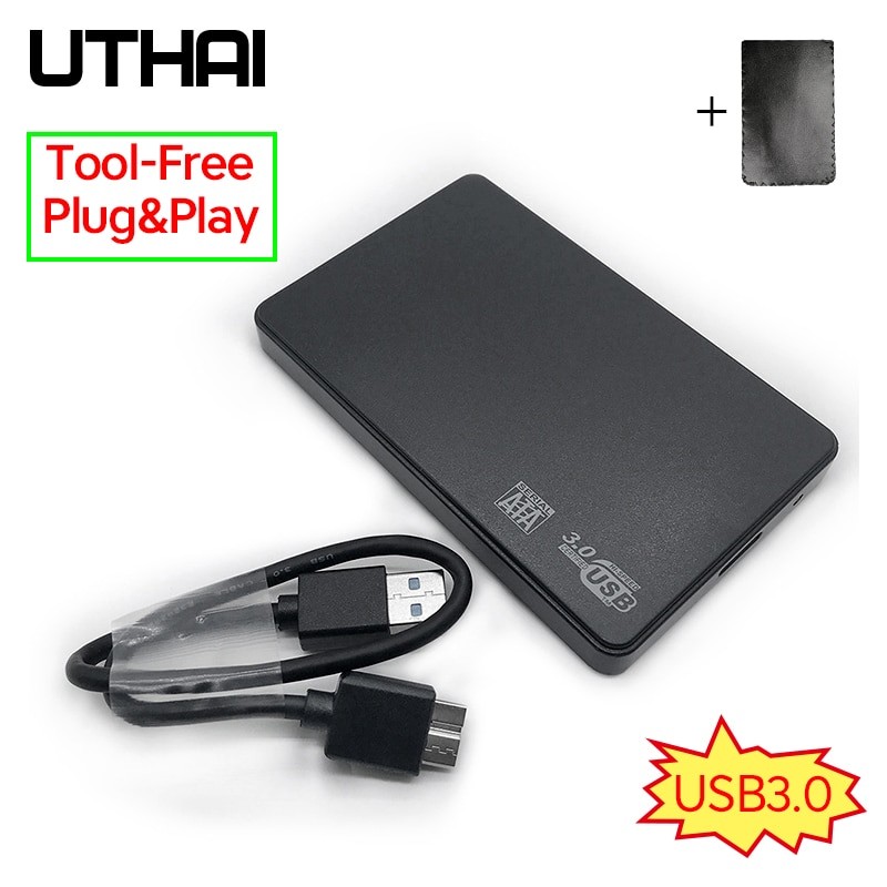 UTHAI T22 2.5" SATA to USB3.0 HDD Enclosure Mobile Hard Drive Cases for SSD External Storage HDD Box With USB3.0/2.0 Cable ABS