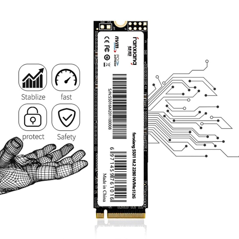 Fanxiang M.2 SSD 120G 256GB 512GB 1TB SSD 2TB hard Drive M2 ssd m.2 2280 NVMe pcie SSD Internal Hard Disk For Laptop Desktop MSI
