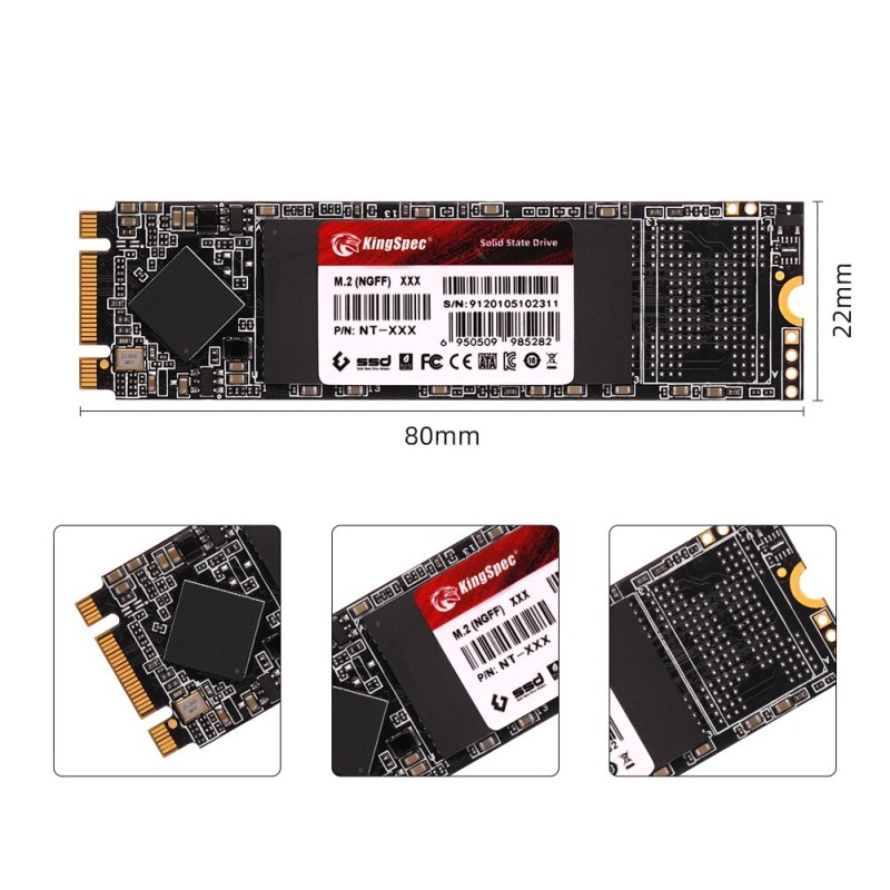KingSpec M2 2280 SSD M.2 SATA 128gb 256 gb 512gb 1TB 2TB HDD disco duro for Desktop Laptop Xiaomi