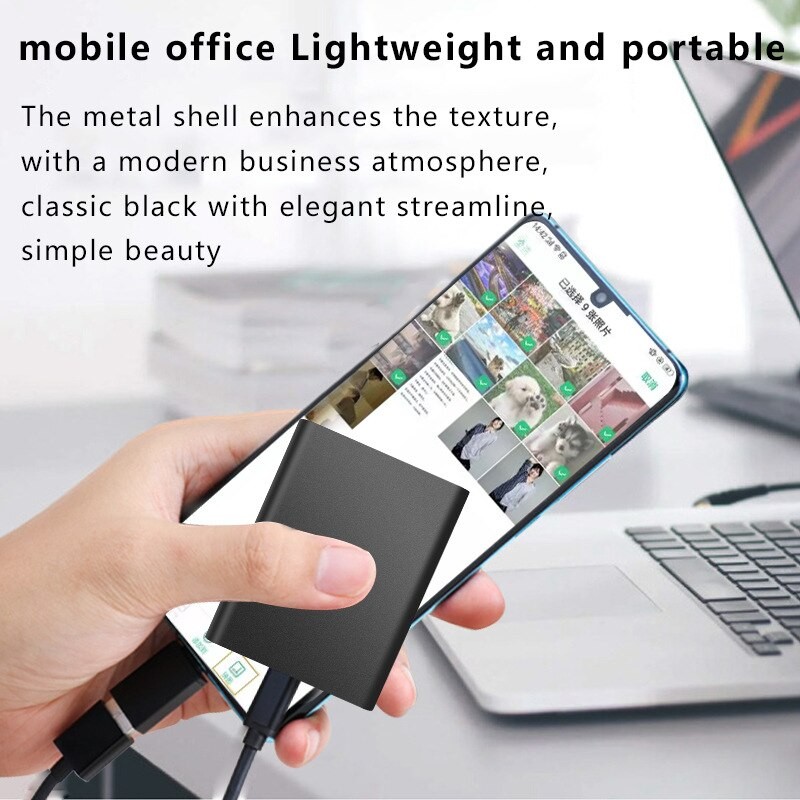 New Original 1TB External Hard Drive Disks USB 3.0 2TB 4TB 500GB SSD Portable Hard State Drives For Laptop Computer Smartphones