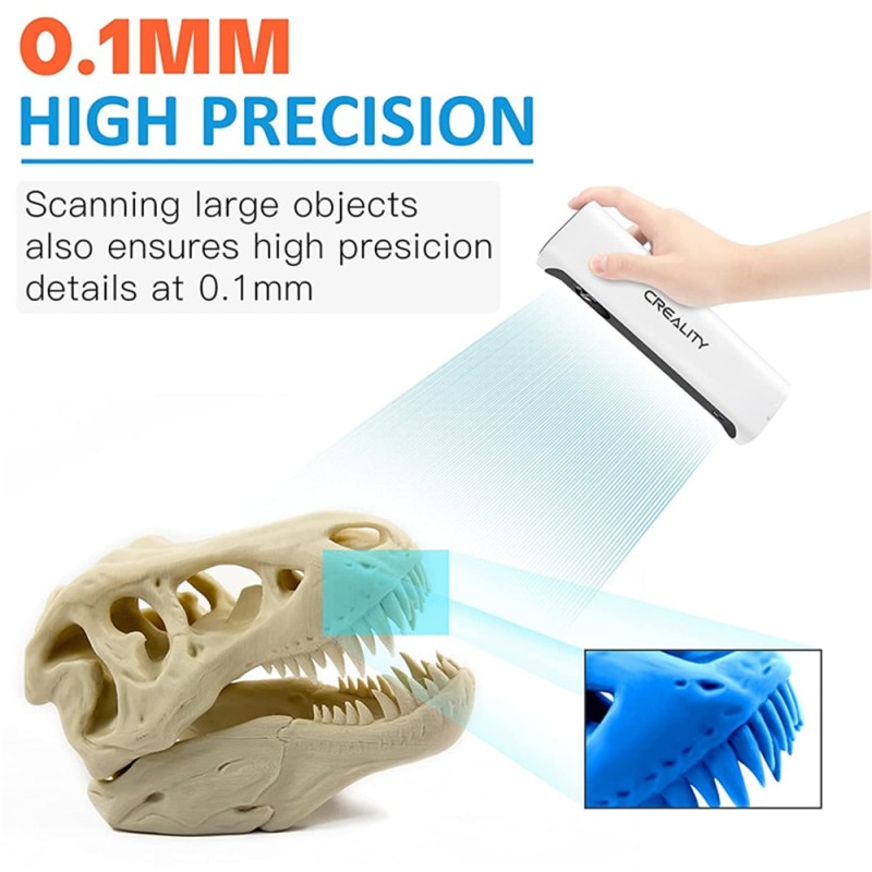 CREALITY CR-Scan 01 3D Scanner 0.1mm Accuracy Automatic Matching Upgraded Combo 3D Printer Industrial Kit Support OBJ/STL Output