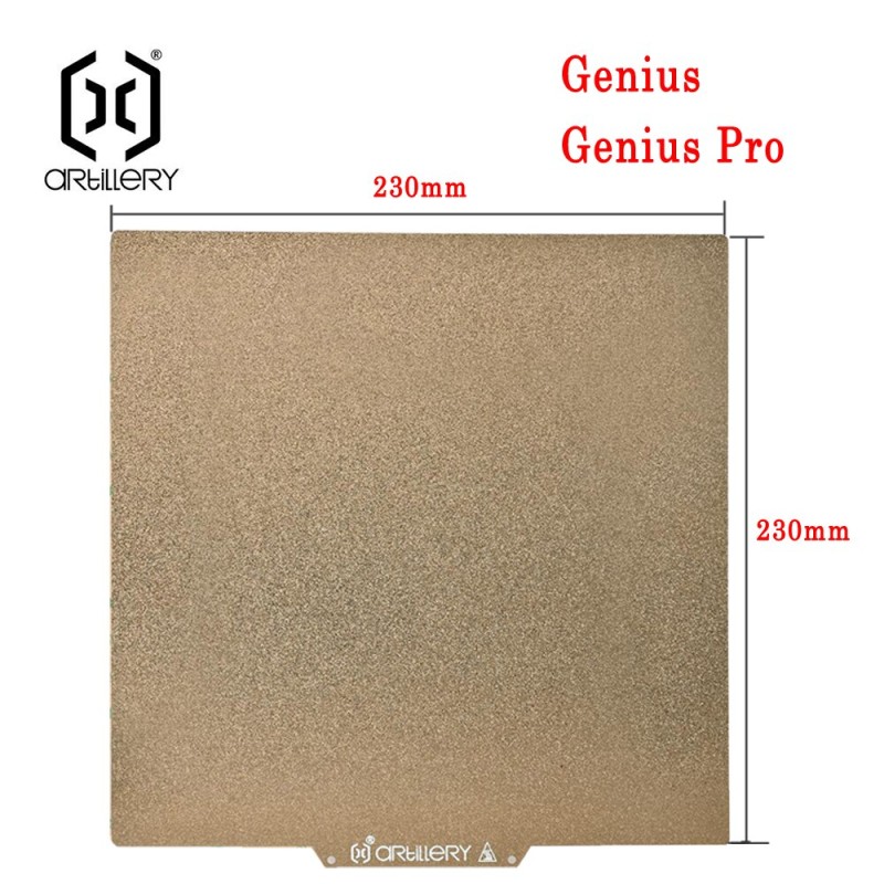 Removable spring sheet application PEI print bed, for artillery 3D printer