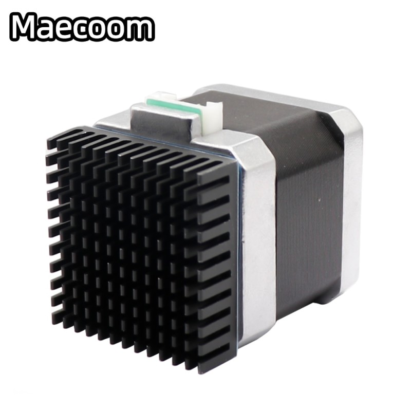 2/4pcs 3D Printer Aluminum Motor Heatsink Extruded Heat Dissipation Electronic Heat Sink For Nema17 42 Stepper Motor Ender 3