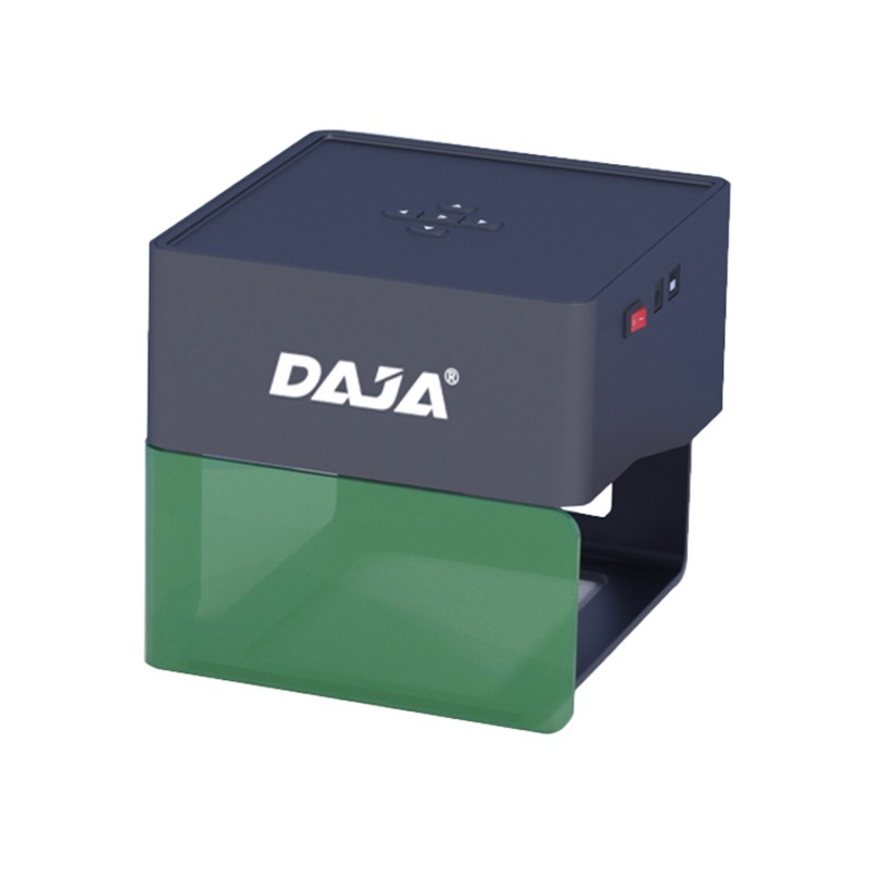 Phezer Mini Logo Mark Printer Cutter Woodworking Wood Plastic DJ6 CNC Diy Laser Engraving Machine 3000mw DAJA Office Electronics