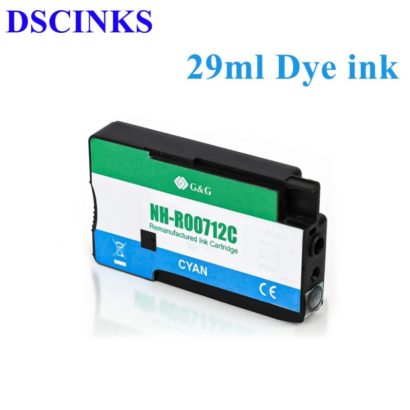 712 XL 712XL 3ED71A 3ED67A Ink Cartridge Remanufactured Inkjet for HP DesignJet T650 T630 T250 T230 T210 Studio Printer