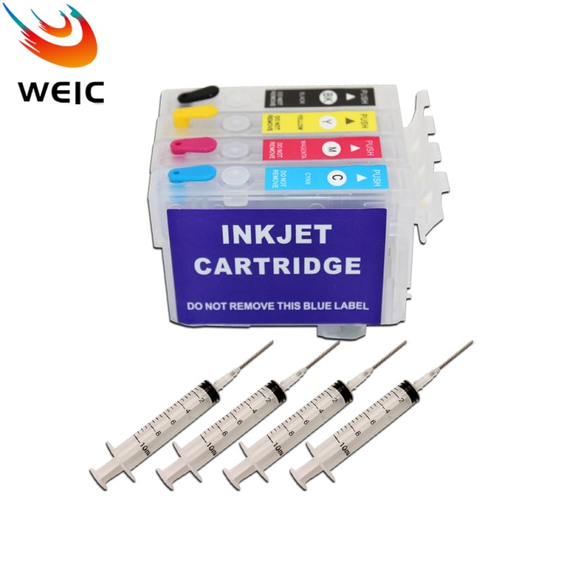 4PC/Set 68 T0691-T0694 Refill Ink Cartridge for Epson Stylus C120 NX100 NX215 NX200 NX415 CX7400 CX7450 CX7000F CX9475 CX8400