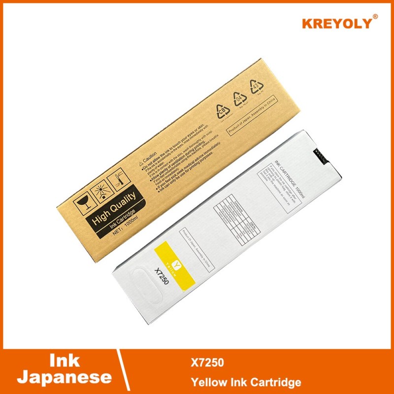 Japanese Ink Cartridge  X7250  BK C M Y ONE Piece