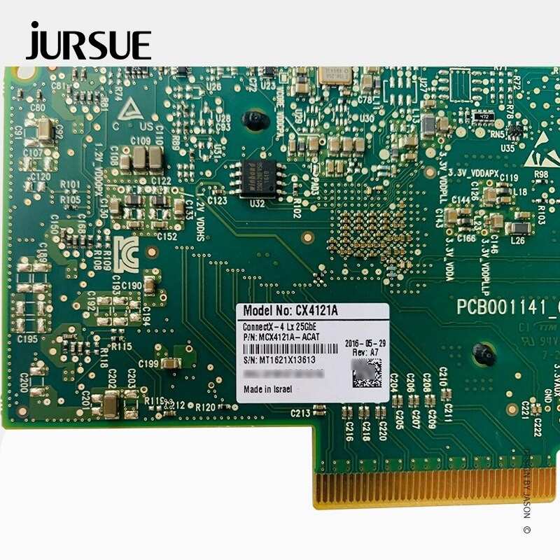 Mellanox CX4121A MCX4121A-ACAT ConnectX-4 25Gigabit Ethernet Card PCI-E 3.0