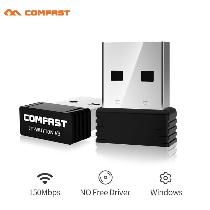 Cheap!! Wireless Mini USB Wifi Adapter 802.11N 150Mbps USB2.0 Receiver Dongle Network Card For Desktop Laptop Windows 7 8 10 11