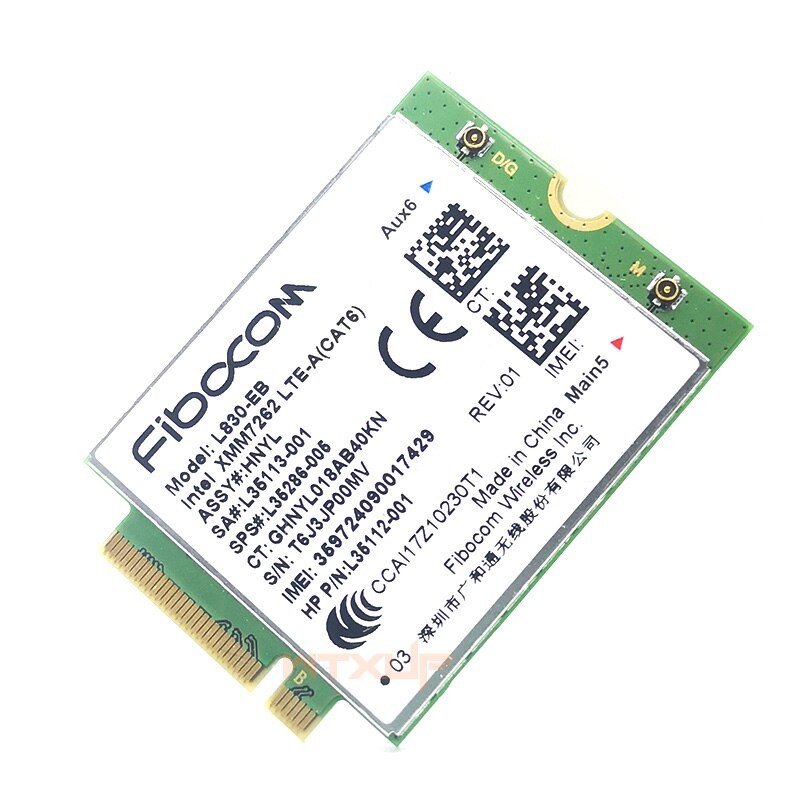 Fibocom L830-EB 4G LTE L830 Card L35286-005 Intel XMM 7262 LTE Module Cat6 300Mbps for HP 640 650 G5 840 846 850 G6 X360 830