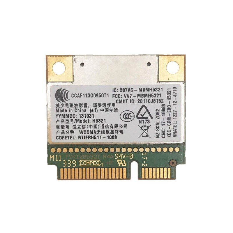 H5321 H5321gw FRU 04W3786 60Y3297 3G WWAN Network Card Module For Lenovo Thinkpad X230 T520 T430 T430I W530 E535 E335