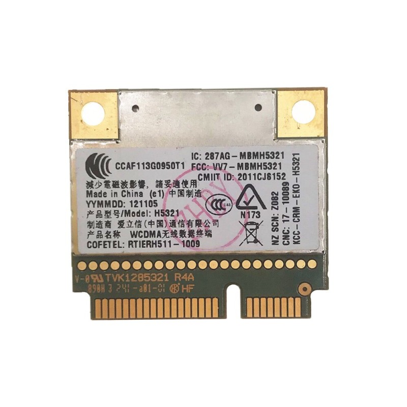 H5321 H5321gw FRU 04W3786 60Y3297 3G WWAN Network Card Module For Lenovo Thinkpad X230 T520 T430 T430I W530 E535 E335