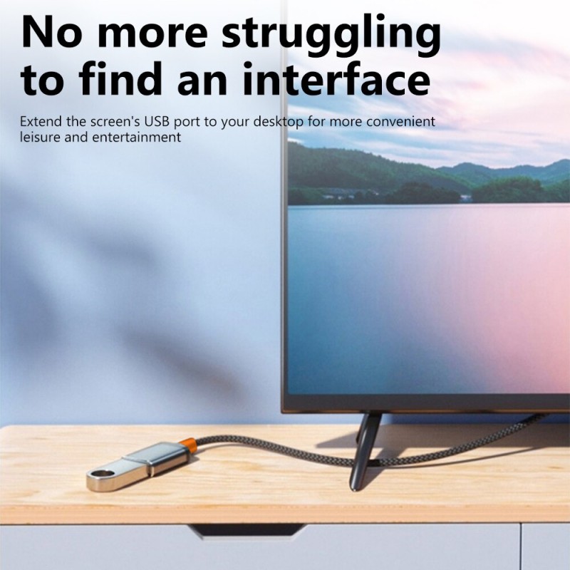 USB Extension Cable 6A Extensor USB 3.0 to USB Cable Fast Charging for Smart TV PS4 Xbox One SSD Laptop Data Cord