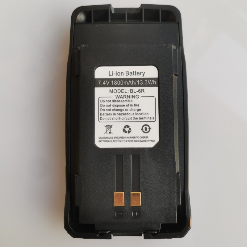 New 7.4V 2000mAh Li-ion BL-6R Walkie Talkie Battery For Baofeng pofung UV-6R wo Way Radio