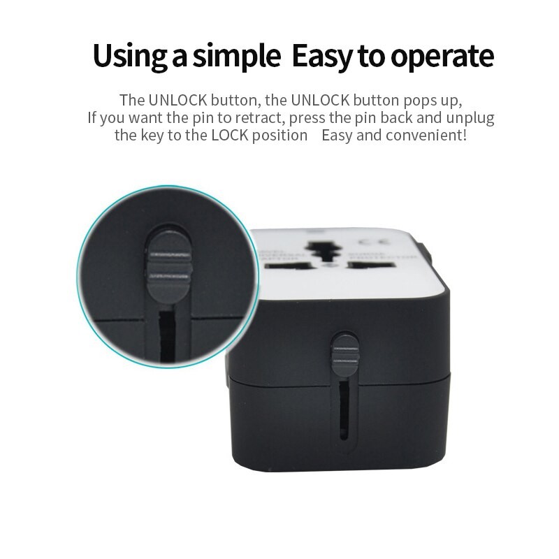 Conversion plug Versatile global access USB power converter Universal conversion socket travel conversion plug