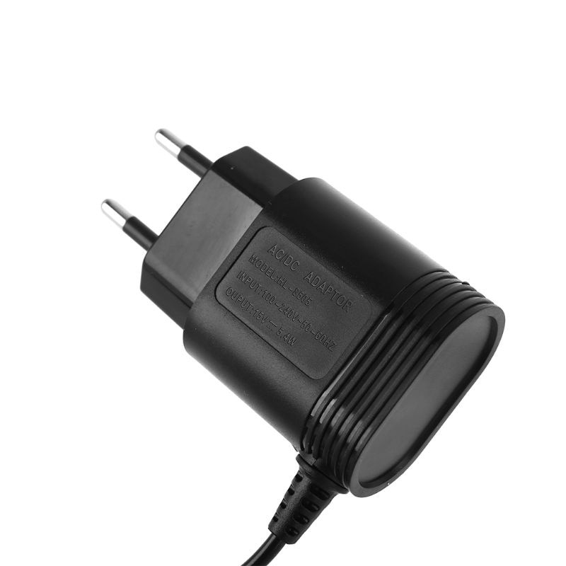 2-Prong Charger EU US Plug Power Adapter for PHILIPS Shavers HQ8505/6070/6075/6090