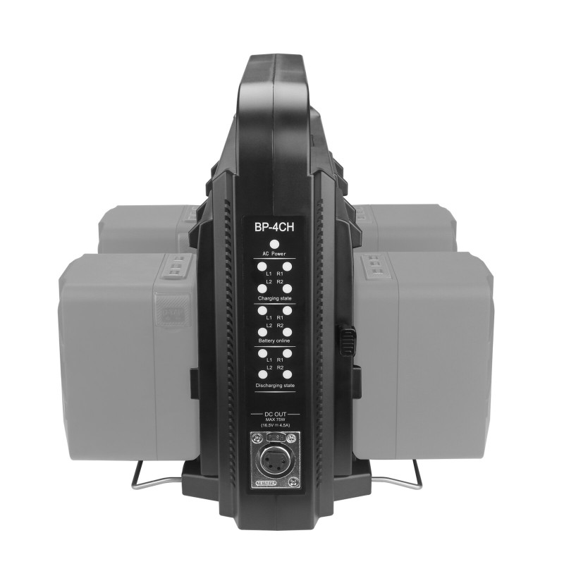 V mount battery BP-4CH 4-Channel BP-2CH Dual Quick Battery Charger &amp; AC Adapter for 14.4V/ 14.8V V-mount Battery