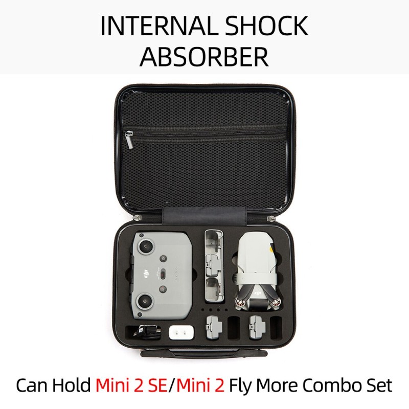 For DJI Mini 2/Mini 2 SE Drone Case Hard-shell Storage Bag Waterproof Handheld Protective Box for Mini 2 SE Accessory