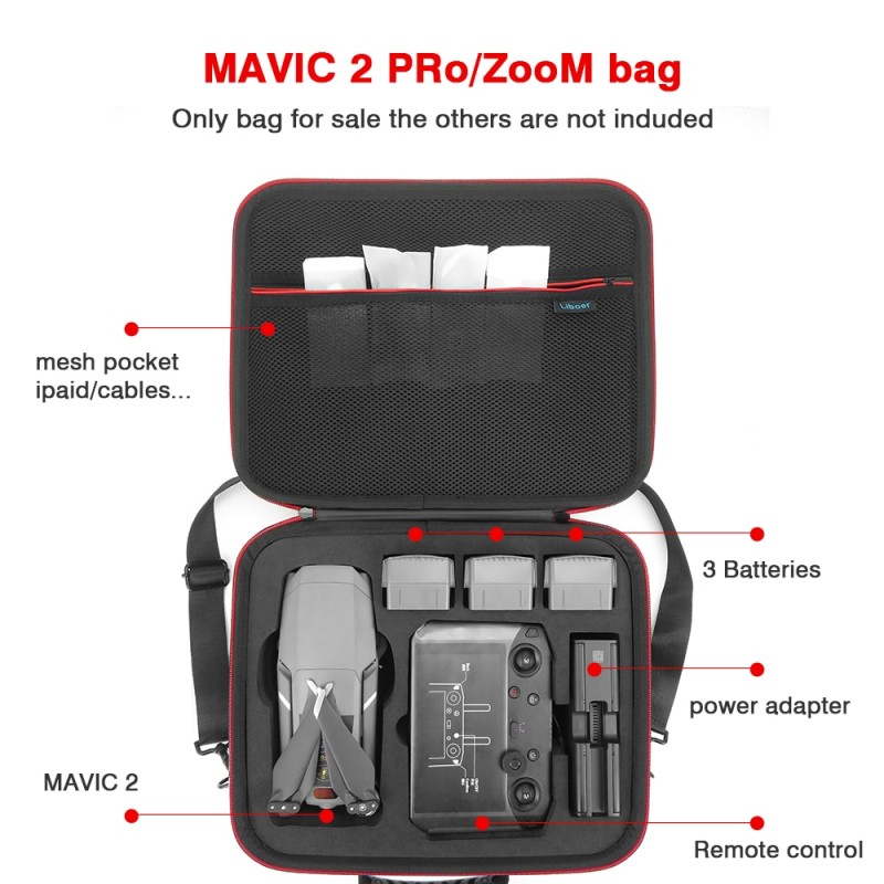 MAVIC 2 PRO Bag Portable Shockproof High Capacity Carrying Case for DJI Mavic Pro Accessories  Travel Shoulder Bag
