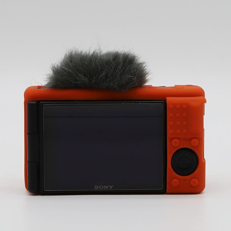 Silicone Armor Skin Case Camera Body Cover Protector for Sony Z-V1 ZV1 Digital Cameras