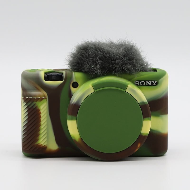 Silicone Armor Skin Case Camera Body Cover Protector for Sony Z-V1 ZV1 Digital Cameras
