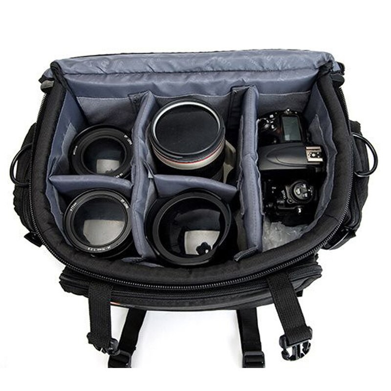Oversize Reporter Camera Handbag Photography Shoulder Bag Large Professional Photographic Equipment Tripod Bags Padded Lens Case