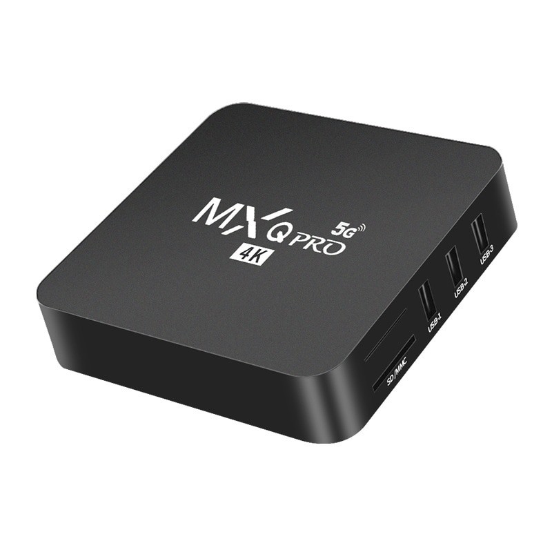 BoÃƒÂ®te de tÃƒÂ©lÃƒÂ©vision intelligente 4k Mxq Pro 5g 8 go/128ggb Wifi Android 11.1